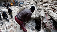 Bergungsarbeiten inAleppo