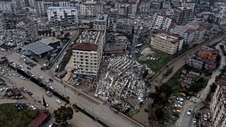 Hatay'daki yıkım havadan görüntülendi
