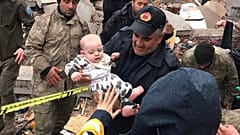 Resgate de bebé em Malatya, Turquia