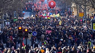 Il corteo parigino