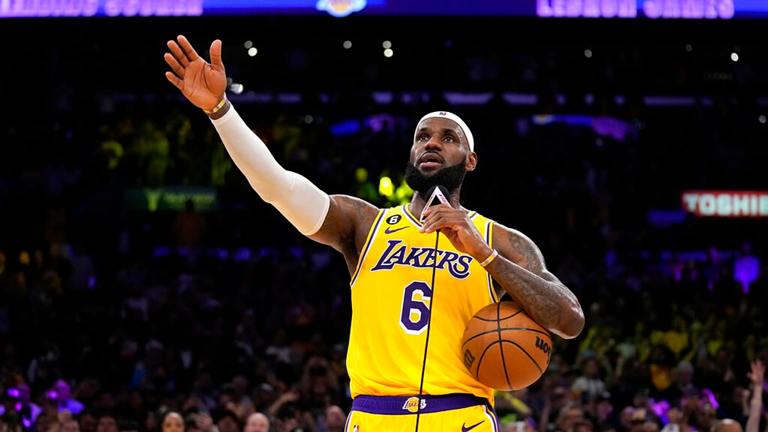 LeBron James nach seinem Rekordspiel in Los Angeles