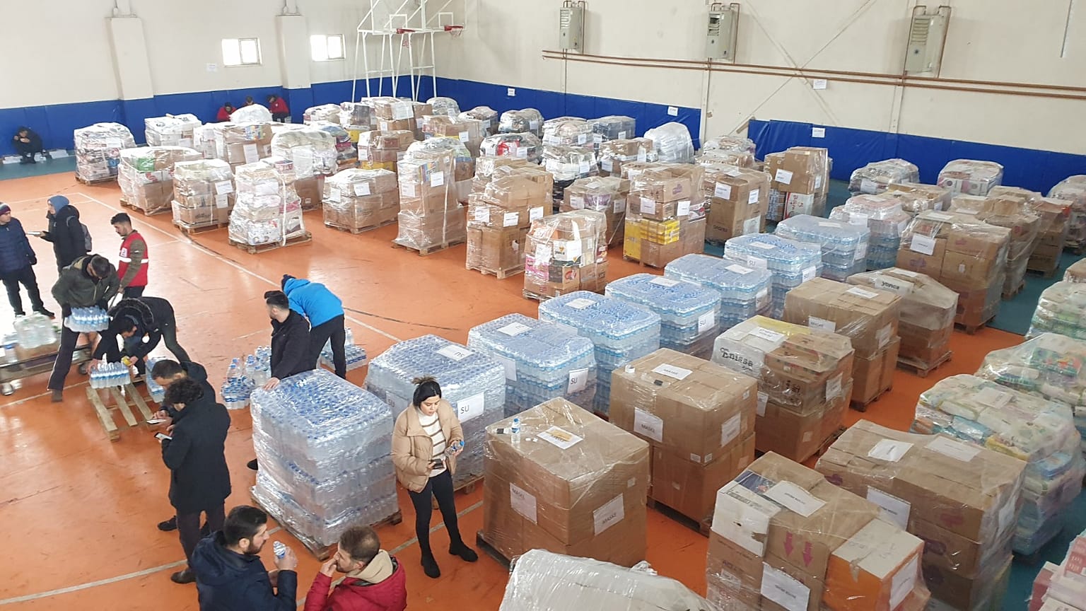 Deprem bölgesine yapılan yardımlar