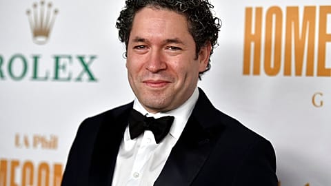 Gustavo Dudamel at the Los Angeles Philharmonic Homecoming Concert & Gala in Los Angeles on Oct. 9. 2021