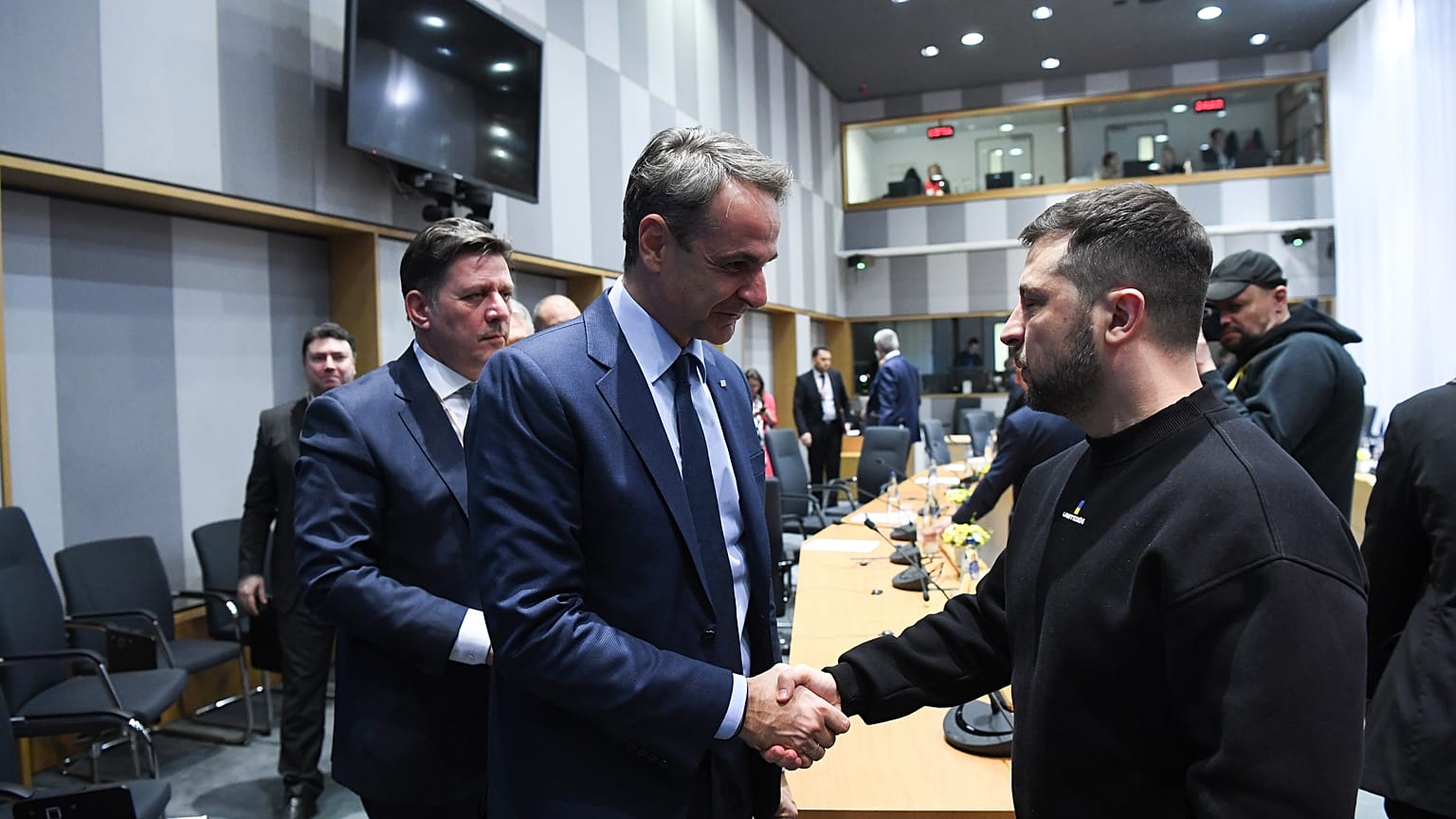 Κυριάκος Μητσοτάκης Βολοντιμίρ Ζελένσκι