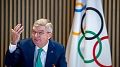 IOC-Boss Thomas Bach am 5. Dezember 2022 in Lausanne