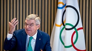 IOC-Boss Thomas Bach am 5. Dezember 2022 in Lausanne