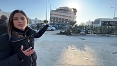 La correspondante d'Euronews, Anelise Borgès, à Antakya en Turquie, le 10 février 2023