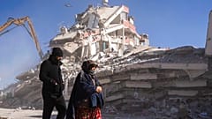 Nach dem Erdbeben in Nurdagi in der Türkei
