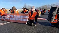 Акция протеста экоактивистов в Германии