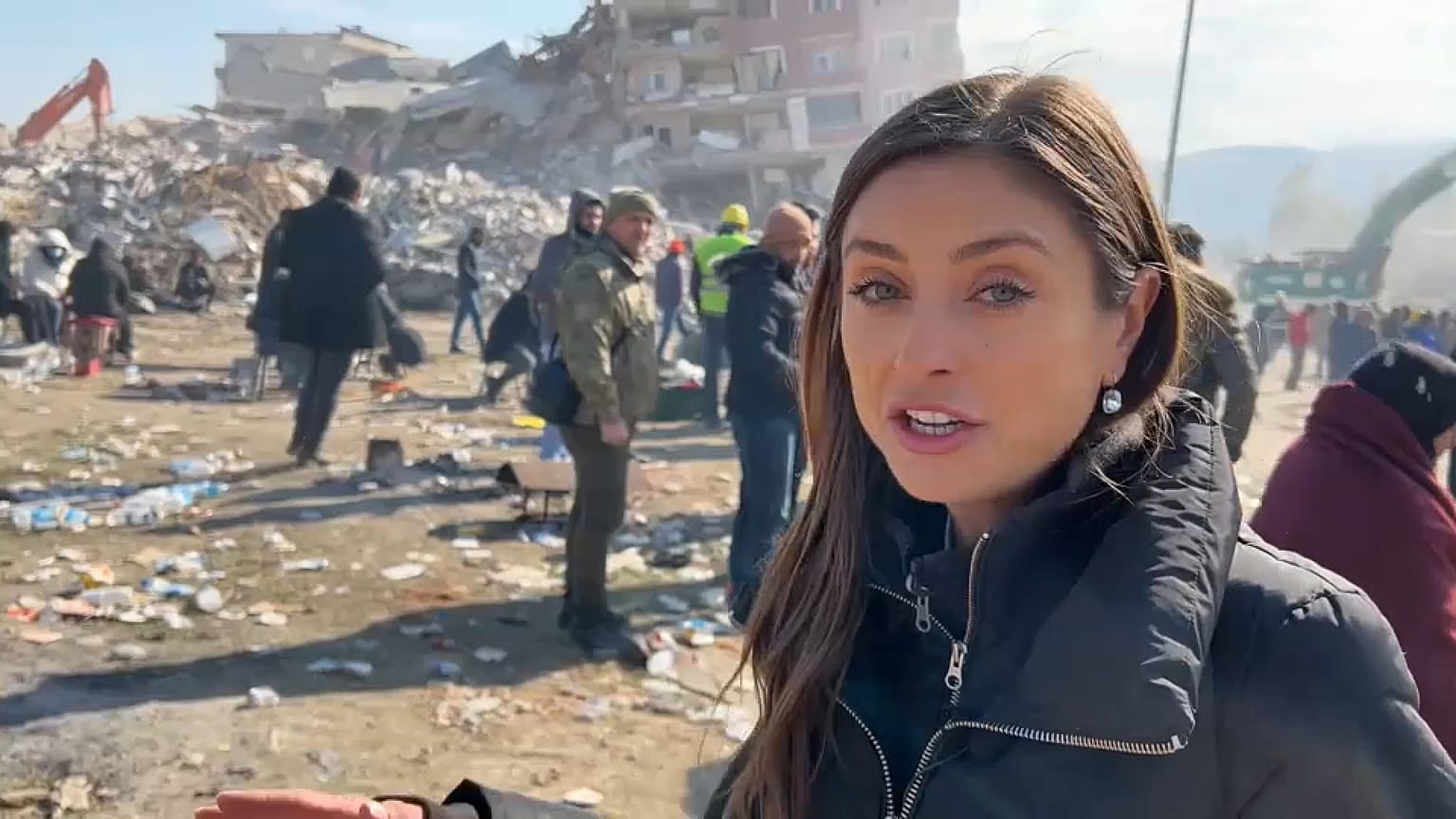 La periodista de Euronews, Anelise Borges, en Antioquía, Turquía