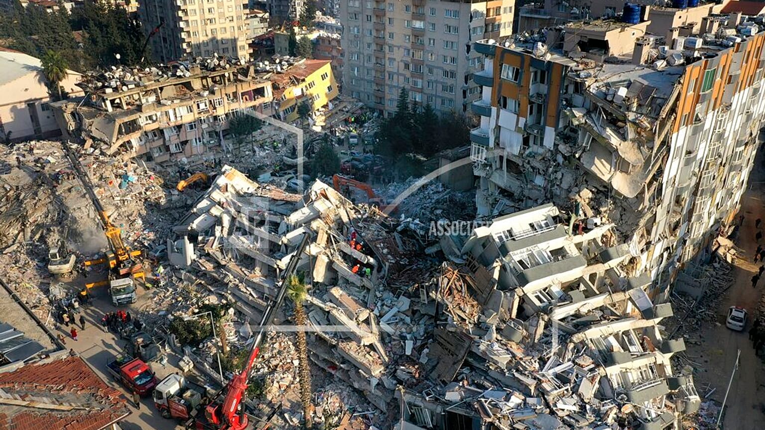 Das Erdbeben hinterließ in Syrien eine Schneise der Verwüstung