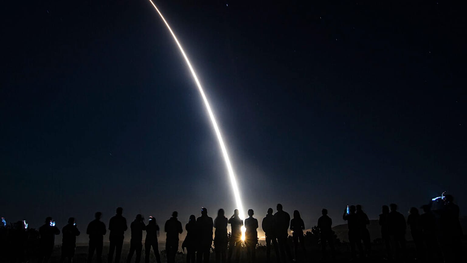 7 Eylül 2022'de Minuteman III kıtalararası balistik füze deneme fırlatışı 