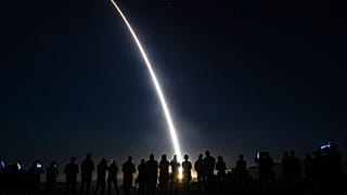 7 Eylül 2022'de Minuteman III kıtalararası balistik füze deneme fırlatışı 