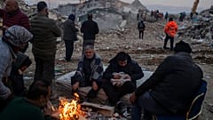 Überlebende des Erdbebens in der Türkei