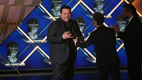 Actor Denis Ménochet wins Best Actor for his role in As Bestas at the 2023 Goya Awards
