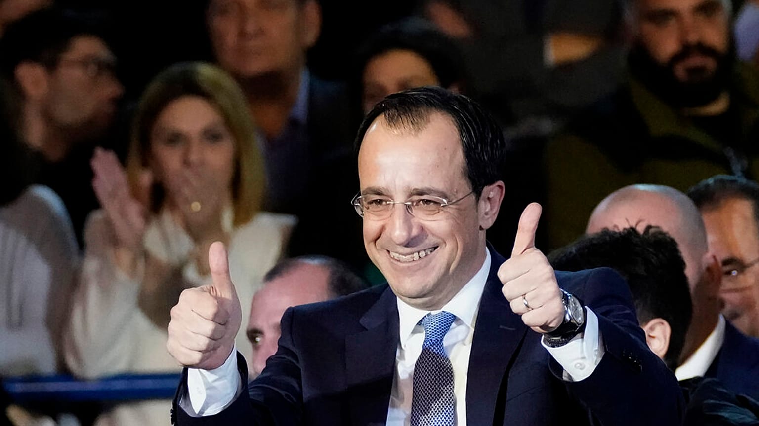 Jistrodulidis tras conocer los resultados de la seguna vuelta electoral.