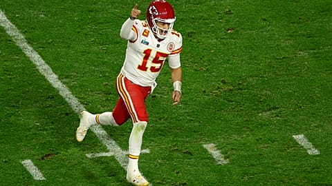 Kansas City Chiefs quarterback Patrick Mahomes during the NFL Super Bowl 57, Sunday 12 February 2023
