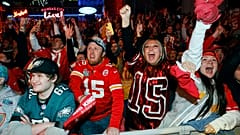 Seguidores de la Super Bowl. 