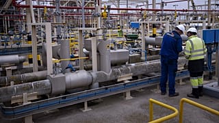 Operators work at Enagas regasification plant, the largest LNG plant in Europe, in Barcelona, Spain, March 29, 2022.