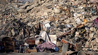 People are still being rescued from the rubble
