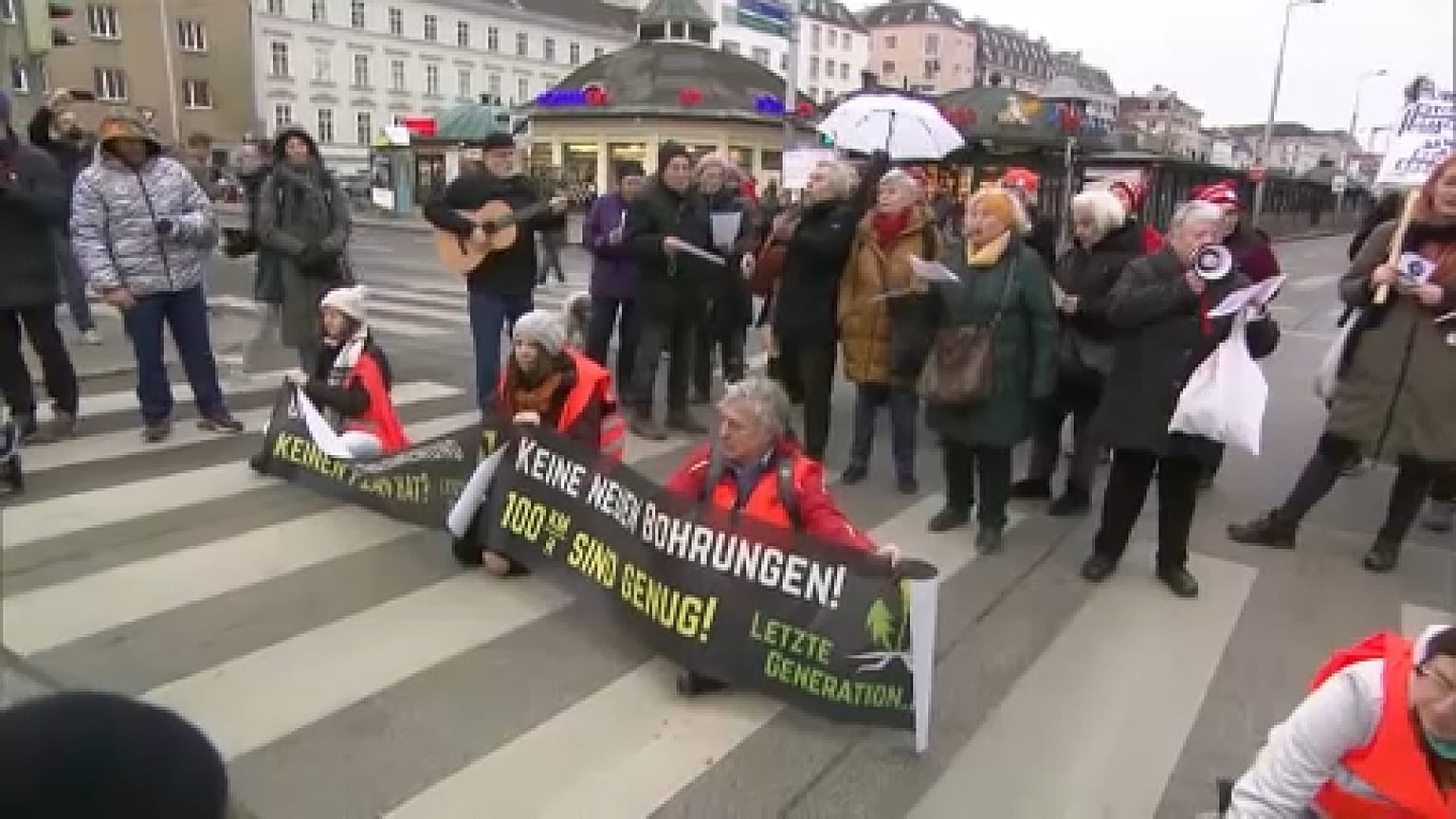 Klimatprotest in Wien
