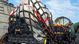 Chinesischer Spionageballon nach Abschuss durch US-Militär
