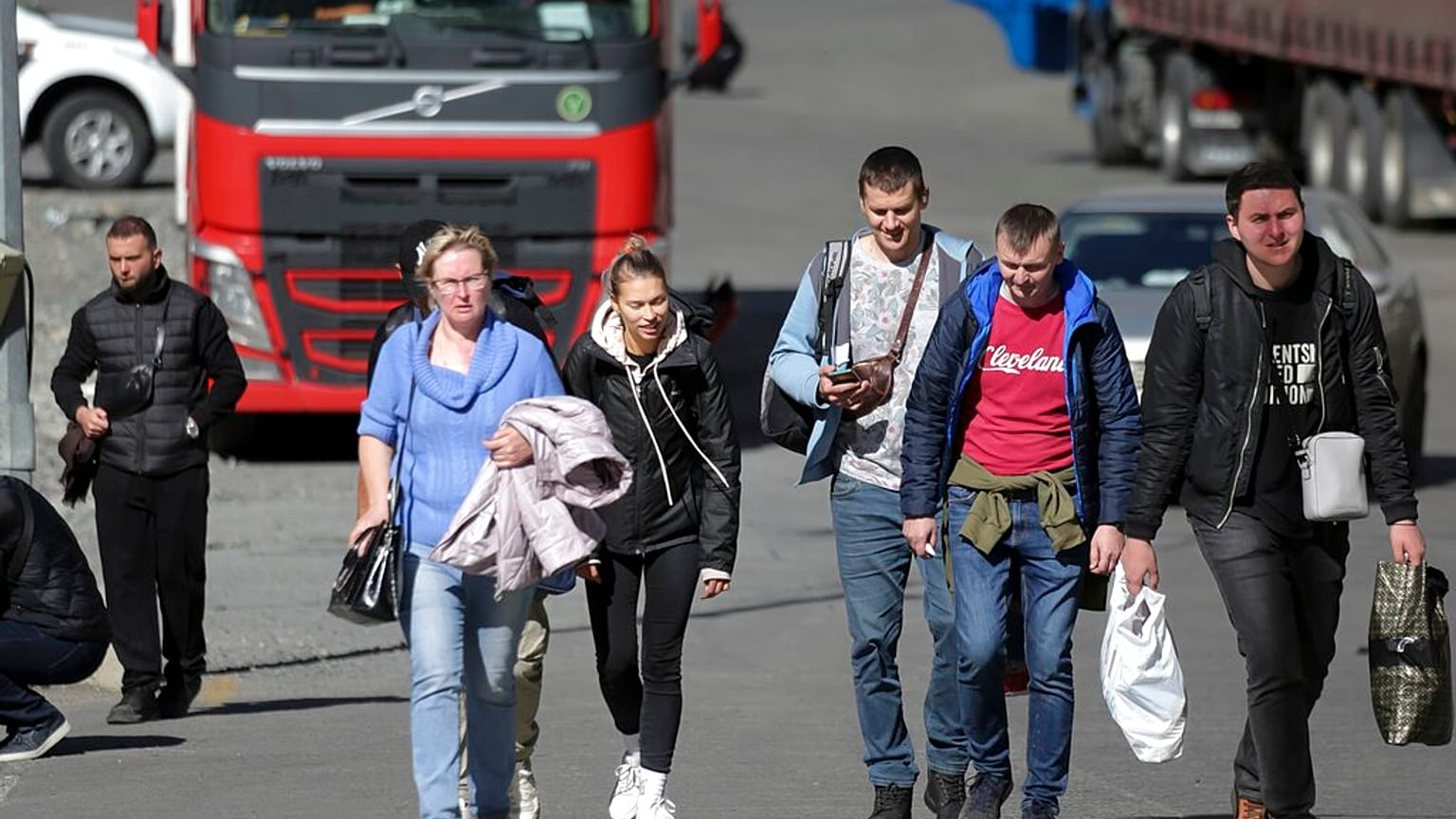 Según datos oficiales, alrededor de 1,5 millones de rusos han cruzado la frontera con Georgia.