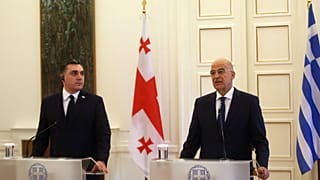 Νίκος Δένδιας - Ίλια Νταρκιασβίλι