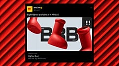 MSCHF's viral Big Red Boots crashed their website when they went on sale last week.