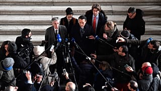 Les avocats d'Eva Kaili au palais de justice de Bruxelles