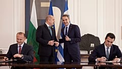 Ρούμεν Ράντεφ και Κυριάκος Μητσοτάκης