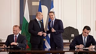 Ρούμεν Ράντεφ και Κυριάκος Μητσοτάκης