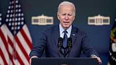Joe Biden a Fehér Házban 2023. február 16-án