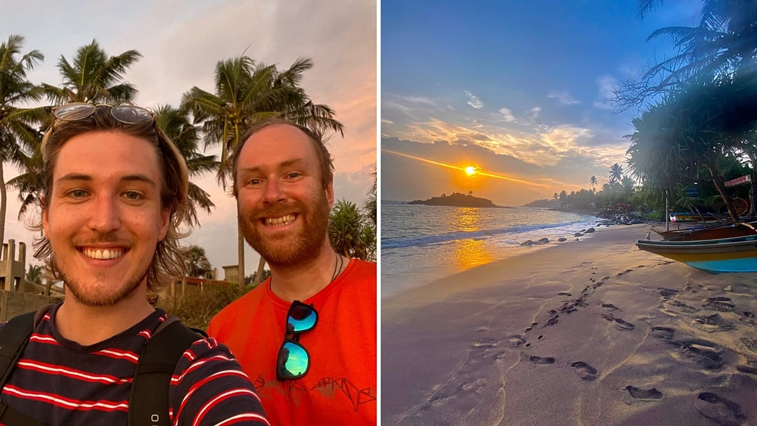 Trotz diskriminierender Gesetze war Journalist Liam Gilliver mit seinem Partner in Sri Lanka
