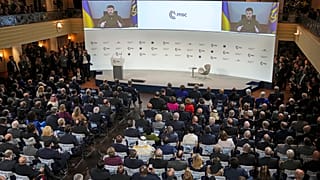 Zelenskyy discursa por videoconferência na abertura da Conferência de Munique