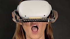 Researchers have developed a VR headset that sends taps and vibrations to the mouth to enhance haptic sensations like the feeling of rain, wind or smoke.