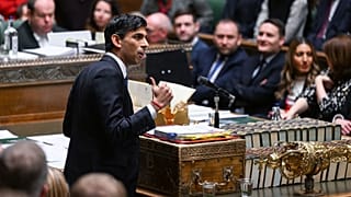 Ο βρετανός πρωθυπουργός Ρίσι Σούναν σε ομιλία του στη Βουλή των Κοινοτήτων (Φωτογραφία αρχείου)