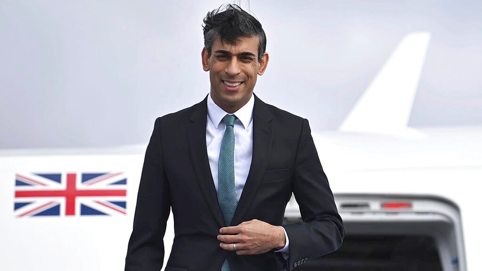 Rishi Sunak Münchenbe érkezik