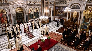 Επιμνημόσυνη δέηση για τον τέως βασιλιά Κωνσταντίνο