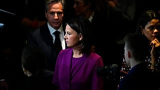 Die deutsche Außenministerin Annalena Baerbock und der US-Außenminister Antony Blinken auf der Münchner Sicherheitskonferenz