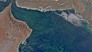  صورة أقمار صناعية لبحر العرب في عمان