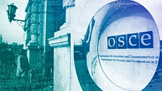 The entrance of the Permanent Council of the OSCE in Vienna