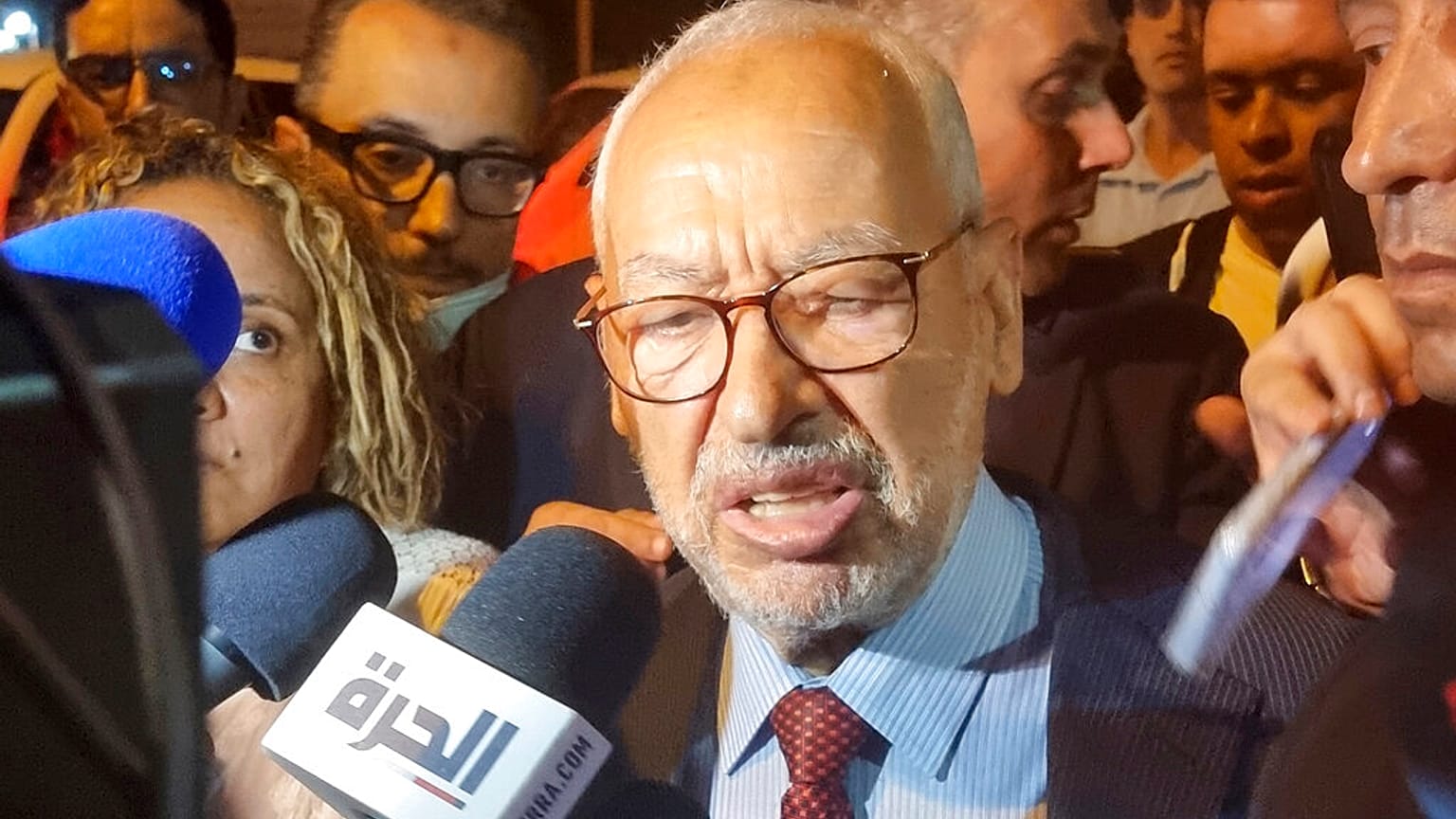 Tunus'ta Nahda Hareketi lideri Raşid el-Gannuşi 