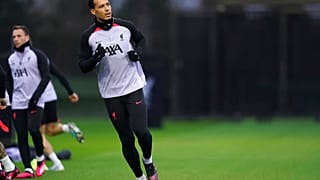 Liverpools Virgil van Dijk beim Training