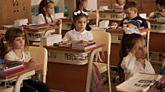 Enfants ukrainiens réfugiés dans une école en Roumanie - 05.09.2022