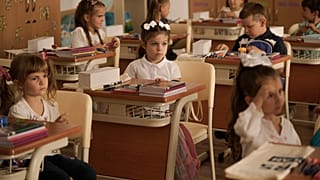 Enfants ukrainiens réfugiés dans une école en Roumanie - 05.09.2022