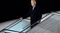 US-Präsident Biden bei seiner Ankunft in Kiew.