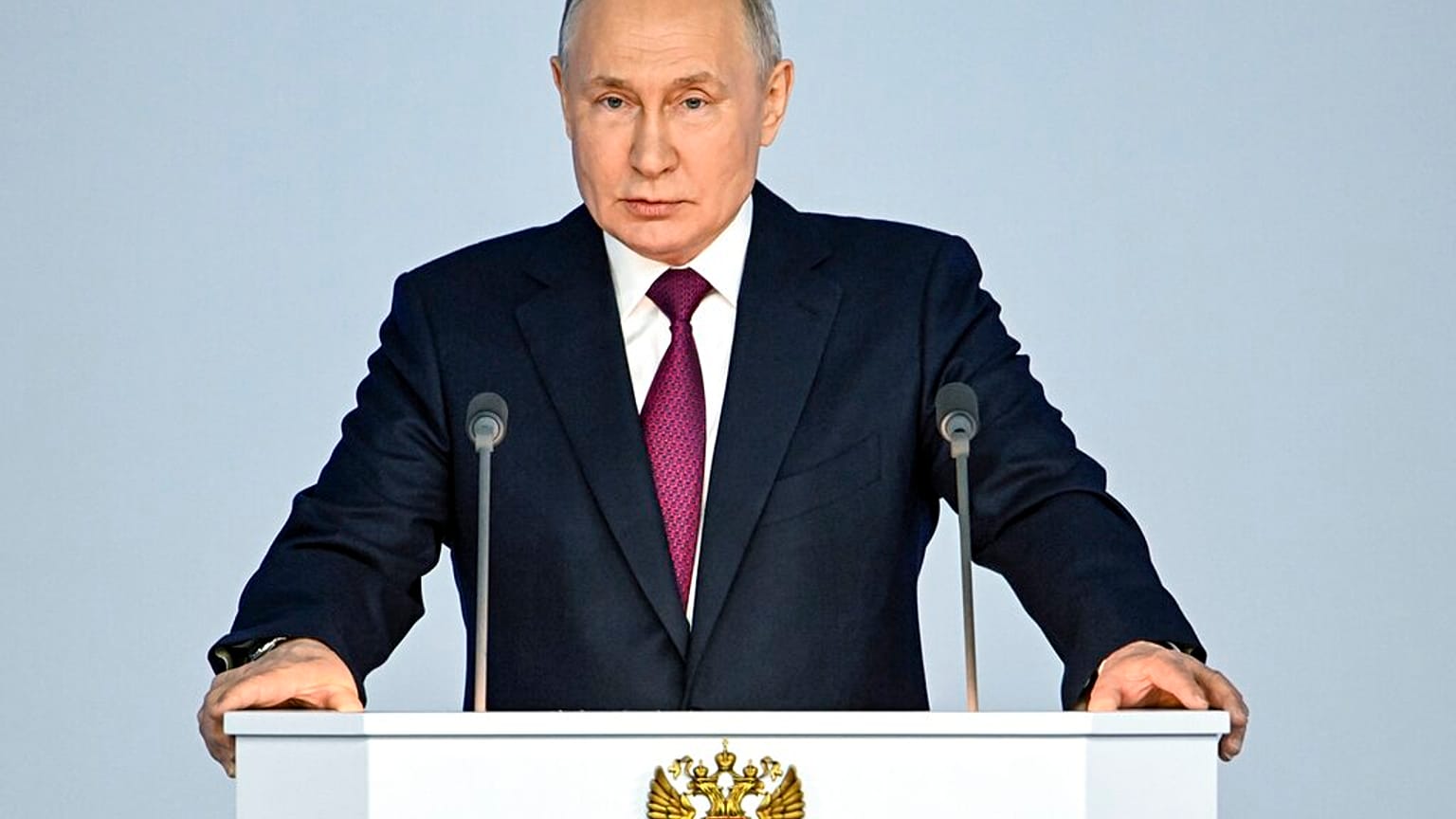 Vladimir Poutine a prononcé son discours annuel sur l'état de la nation à Moscou (21/02/2023)