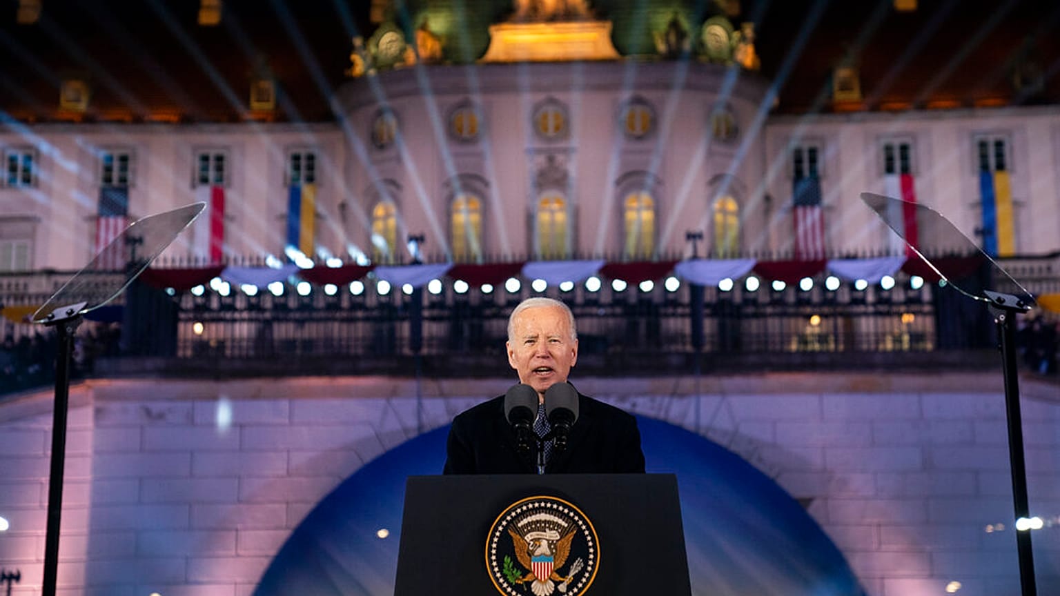 Discours de Joe Biden à Varsovie, le 21 février 2023, Pologne