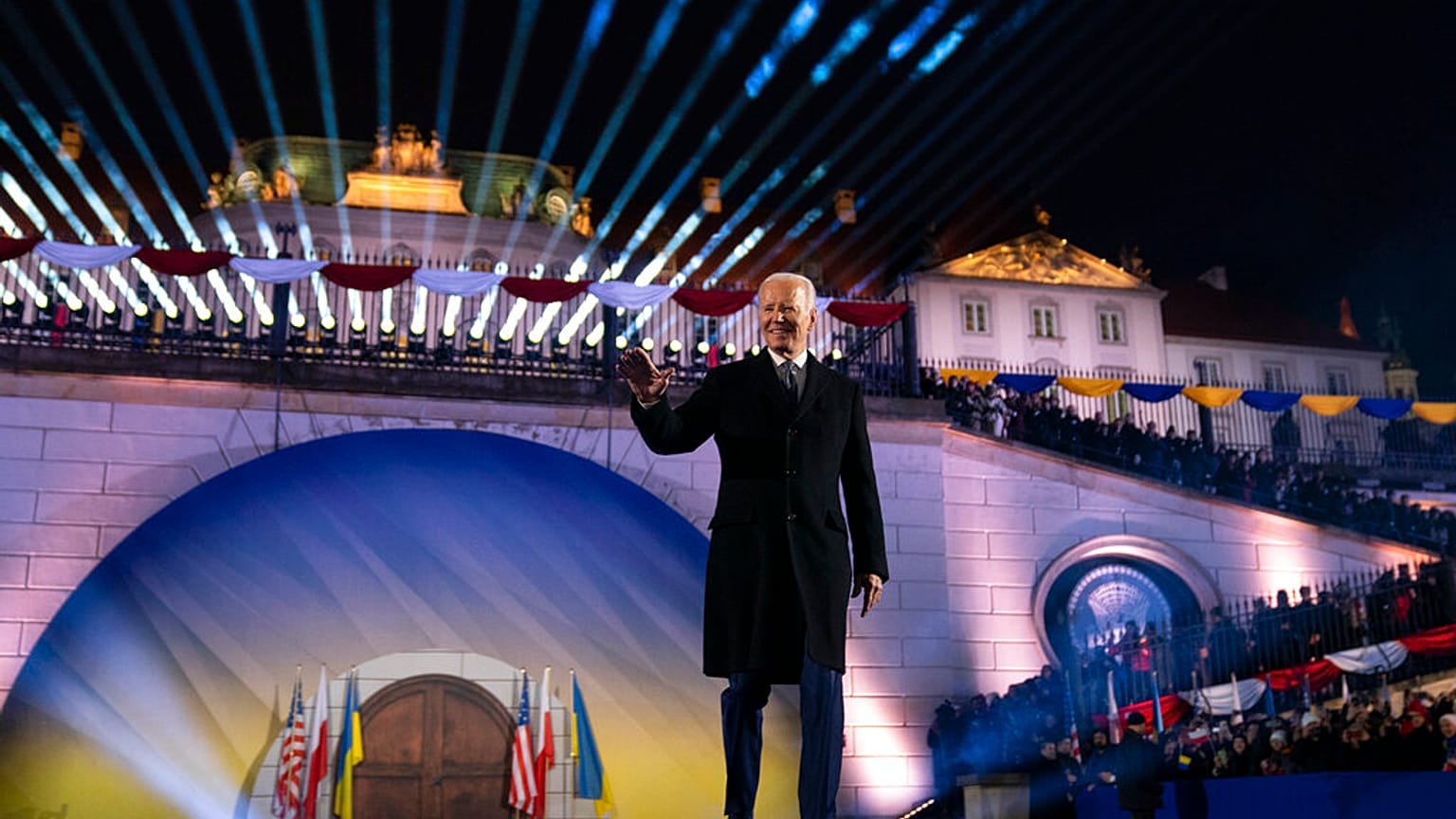 US-Präsident Biden ist in Polen wie ein Rockstar empfangen worden